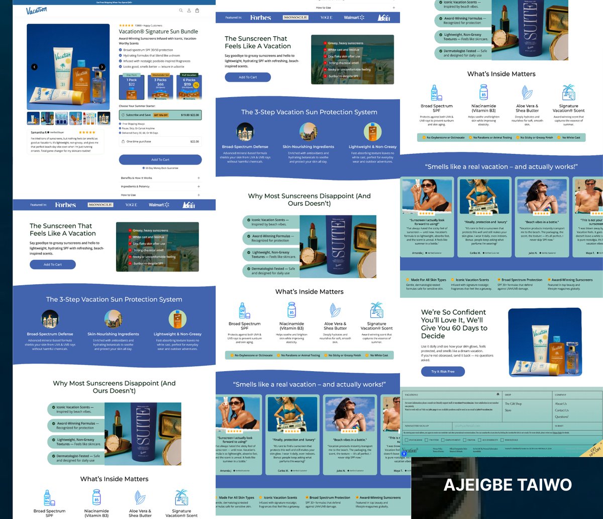 AjeigbeTai86364's tweet image. Just wrapped up a product page designed in @figma  
Simple layout, clear messaging, and a smooth user flow — all built to guide visitors from curiosity to checkout.

#ProductDesign #UIDesign #Figma #WebDesign