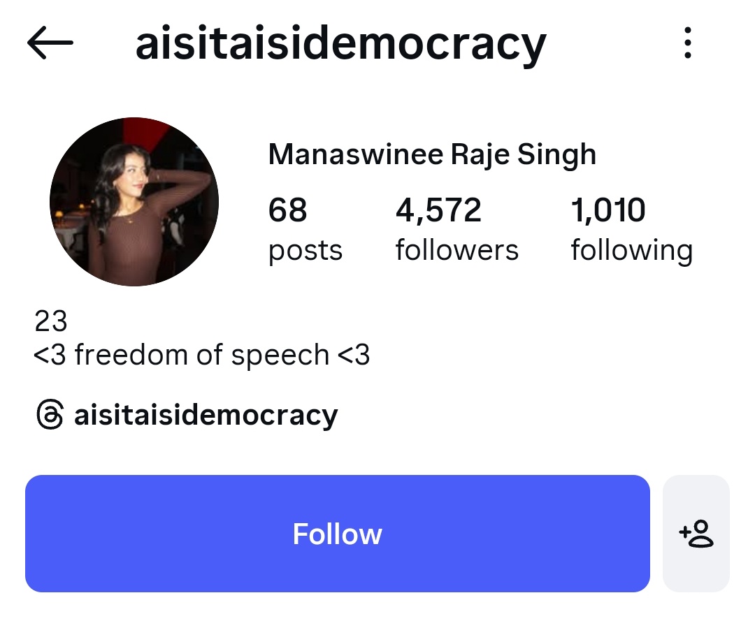 HPhobiaWatch's tweet image. Lol she changed her Bio and removed Pilestine flag 

90% BJP leaders preach Hindutva and nationalism while their own children do the wokest shit possible. Don't defend them unless you are actually getting paid to defend them