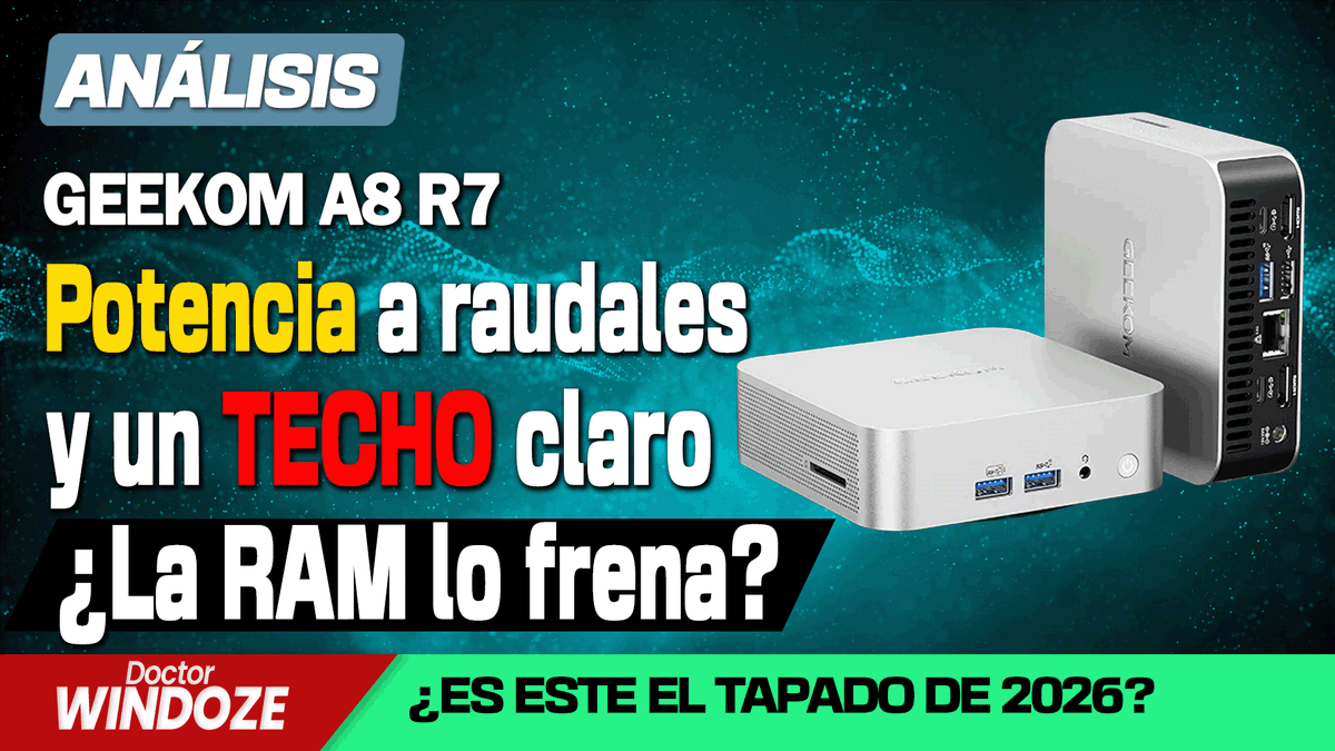 DrWindoze's tweet photo. GEEKOM A8 al límite: RAM y firmware marcan el techo de un mini PC con potencia de sobra
https://t.co/PmXjlsdpOL https://t.co/RemVt88Wot