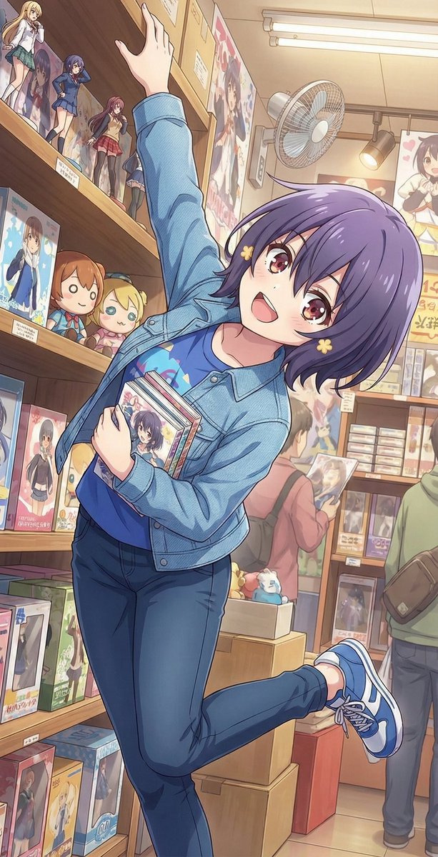 グッズ収集を励む愛ちゃん🌼 趣味を幸せに変える時に…✨️ #ゾンビ