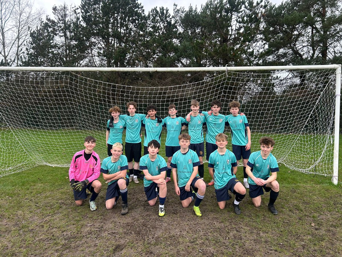 Well done to the year 9 football team tonight