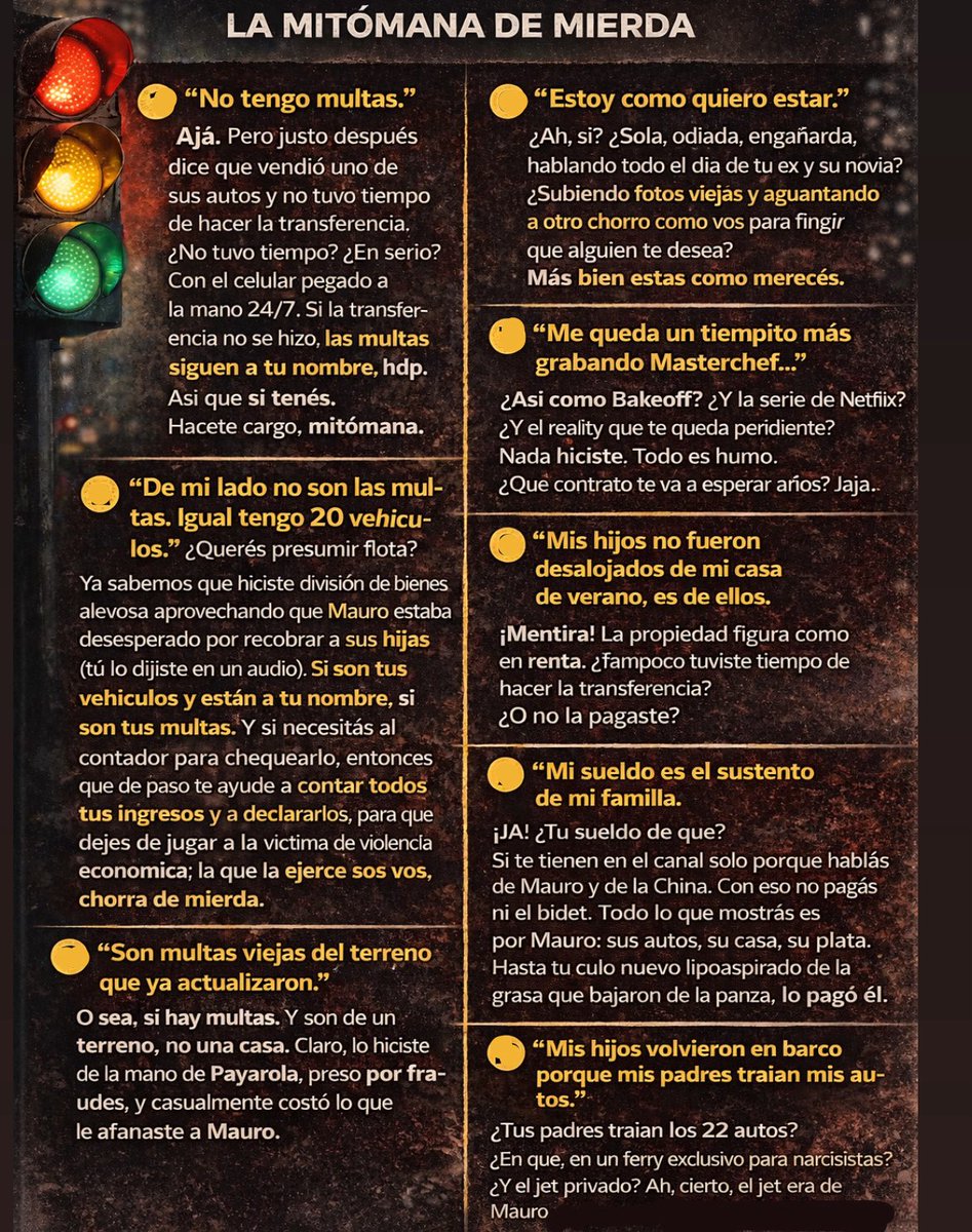 <a href="/capalbo_sandra/">M Y M</a> No es como.el gordo muerto de hambre del marido Maxi Lopez ex jugador de fútbol
Hoy vocero de la mitomana <a href="/wanditanara/">Badbitch</a>  las trolls que pagas en contra de la china te  hunden  te desean la muerte exponen a tus hijos mal  #NadieTeCreeWanda