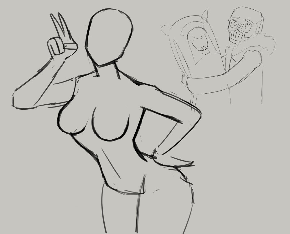 Pose for new fanart who could it be....

#twitchstreamer #fanart
