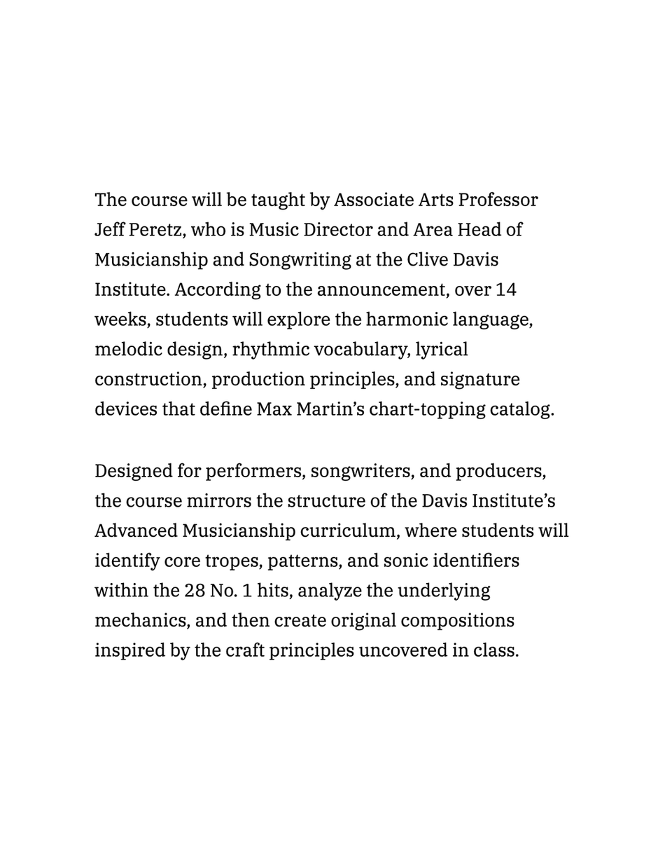 Clive Davis Institute tweet media