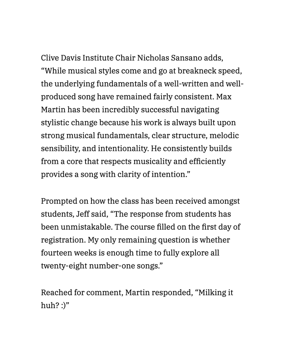 Clive Davis Institute tweet media