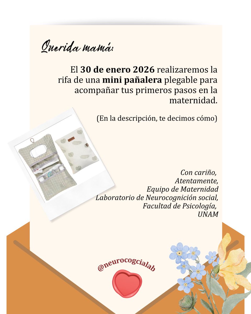iessica's tweet photo. El 30 de enero 2026 realizaremos la rifa de una mini pañalera plegable para acompañar tus primeros pasos en la maternidad.
¿Cómo participar? https://t.co/Op79mfDQQM