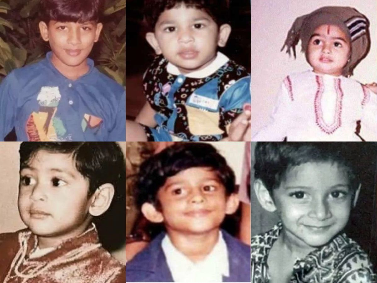 mr__btk's tweet photo. Hey @grok , This picture contains 6 childhood photos of South Indian celebrities.

Name them and say who has highest fan base among the 6 https://t.co/QqoJpMxM8m