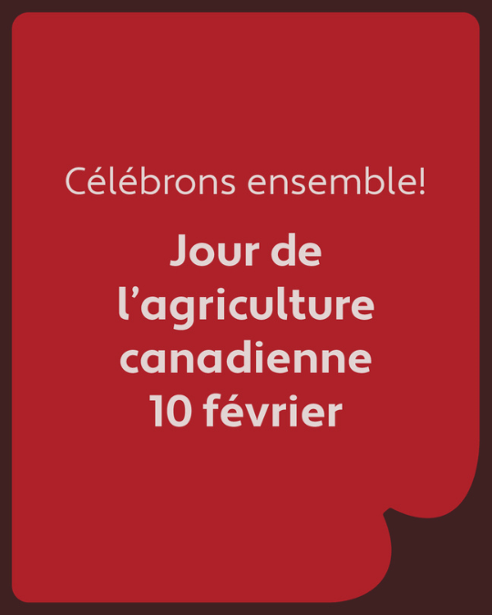 cdnfoodsystem's tweet photo. L’agriculture touche chaque Canadien, chaque jour. Qu’il s’agisse de créer des emplois ou de fournir des aliments de qualité et nutritifs, c’est quelque chose dont nous pouvons tous être fiers !​
​
Le 10 février, à l’occasion du Jour de l’agriculture canadienne, célébrons son rôle clé dans notre système alimentaire!​
���
#NotreAlimentationNotreAvenir #JourAgCan