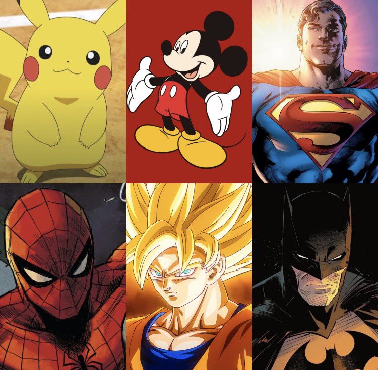 aquarobinn's tweet photo. Top 6 Most Iconic Fictional Characters: https://t.co/mKp3VKAmO9