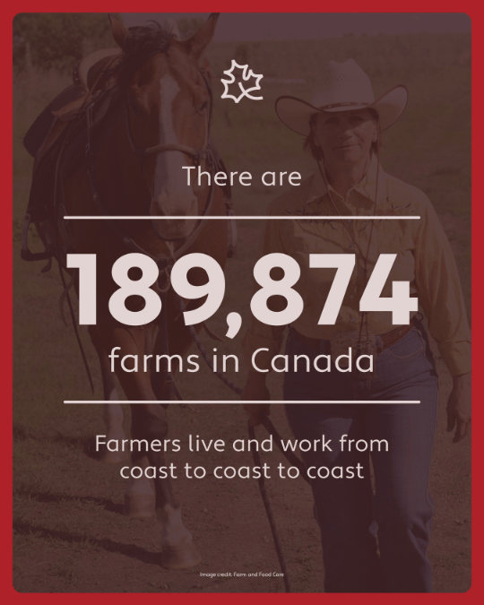 cdnfoodsystem's tweet photo. Agriculture touches every Canadian, every day. From creating jobs to providing quality, nutritious food, it’s something we can all be proud of!​
​
Join us in celebrating the vital role agriculture plays in our food system this Canada’s Ag Day on February 10th!​
​
#CdnAgDay #OurFoodOurFuture