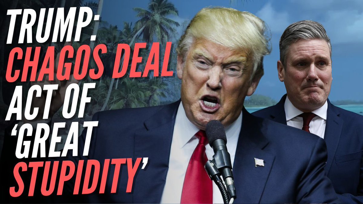 Trump Blasts ‘Weak’ Starmer Over Chagos Surrender Deal order-order.com/2026/01/20/tru…