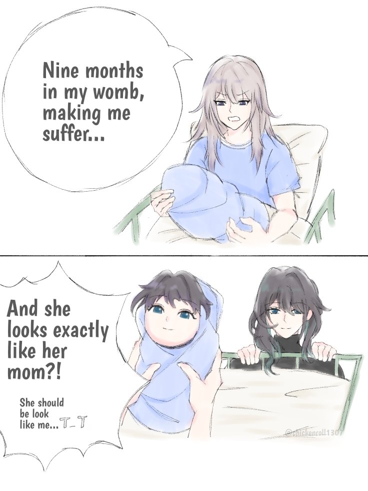 chickenroll1307's tweet image. It's okay you can just... Make another one? And pray the other baby looks like you...
#ruanherta #ruanmei #theherta