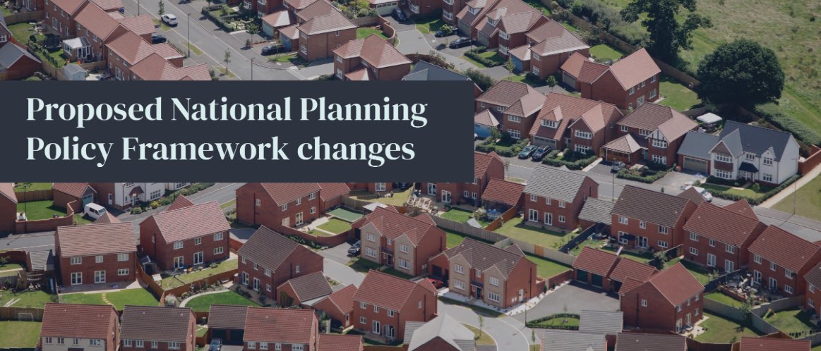 Proposed National Planning Policy Framework changes