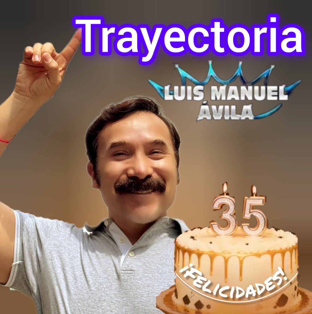 ¡Felicitaciones <a href="/AvilaLuisManuel/">Luis Manuel Ávila</a> por tus 35 años de carrera! 👏🇲🇽🇧🇷🫂#elprincipedelpueblofans #35anosdecarreira #luismanuelavila