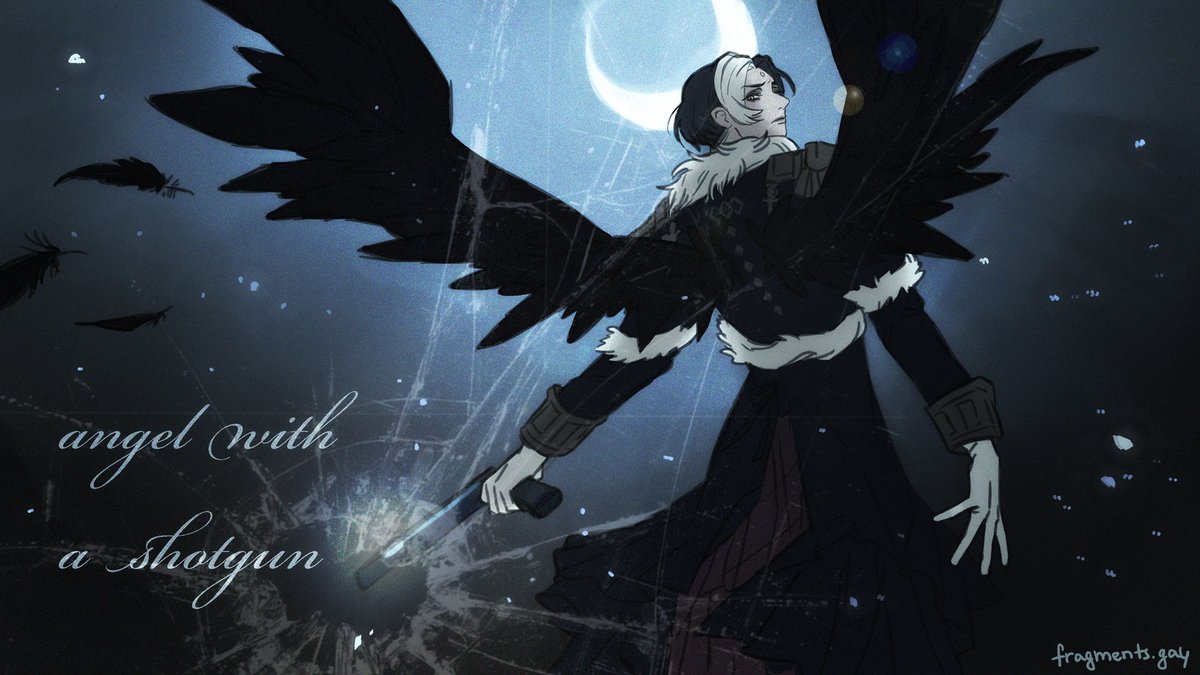ffxiv_fragments's tweet image. i tried to recreate a 2000s anime wallpaper vibe as best as i can
★.⋆˚ I'm an angel with a shotgun ˚⋆.★
★.⋆˚ Fighting 'til the war's won ˚⋆.★ 
★.⋆˚ I don't care if heaven won't take me back ˚⋆.★