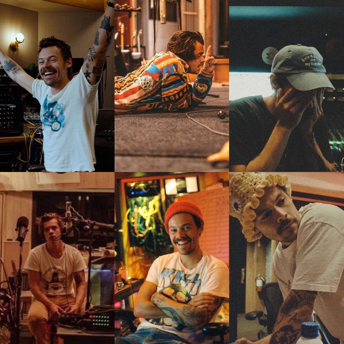 Harry in the studio. that’s it.