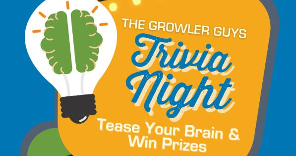 🤓💡🍺Trivia Night! Tonight at 7pm🍻 🍻 🍻 
🚨 🚨 🚨The back room will be open for Trivia this week!  That means we will be running Trivia out of both rooms if needed to let extra teams join in
*8 Person Team Max
Arrive early to reserve a table, large groups welcome!
#trivia