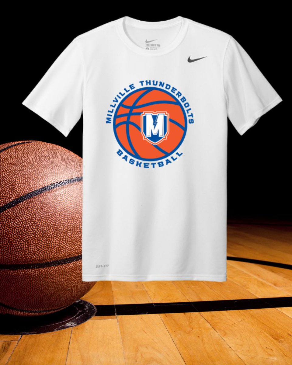 MillvilleHS's tweet photo. 🏀⚡ Support Millville Boys Basketball! ⚡🏀 The fan gear fundraiser is LIVE through January 26! 🛍️ Shop here: https://t.co/NGFLTvD3md 💙 Or donate: https://t.co/rzJJdhE4m0 Gear up or give back—every bit supports our T-Bolts! #MillvilleHoops #TBoltsBasketball #Fundraiser https://t.co/F3ZdbxXpgx