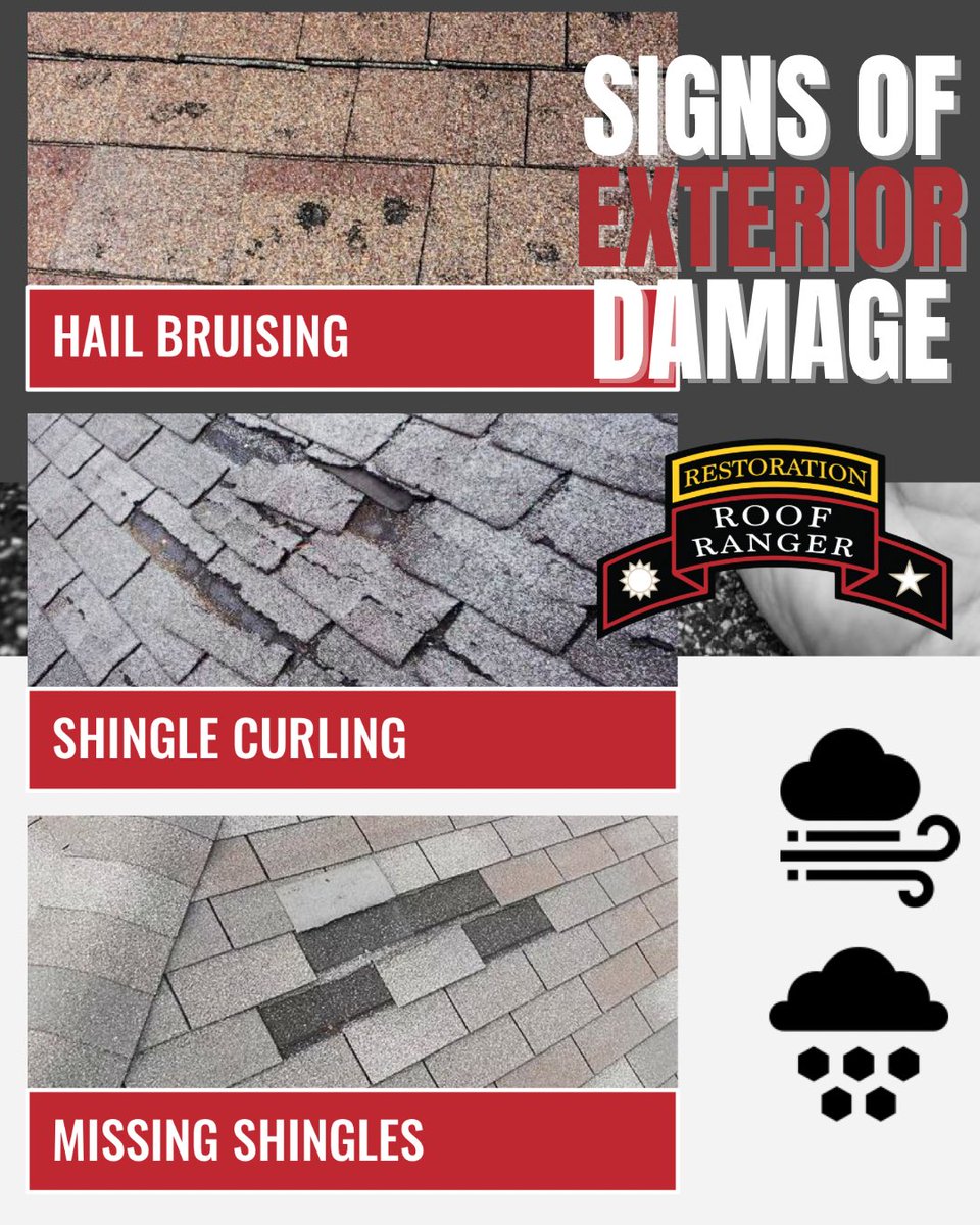 Water, wind and hail can damage your home. Which is never fun, but the good news is we have the expertise to help you along the process to restoring your home. 

🏠 Schedule an inspection with us and we will guide you through the insurance process (if necessary)