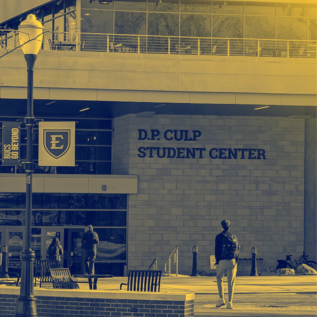 ETSUAlumni's tweet photo. The spring 2026 semester is officially underway! 🏴‍☠️

Good luck to our Buccaneers as classes kick off today. Go Bucs! 💛💙

#ETSUPRIDE365 #FirstDayOfClasses https://t.co/3NJjnqHuyz