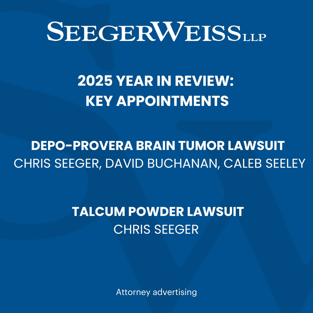 Seeger Weiss LLP tweet media