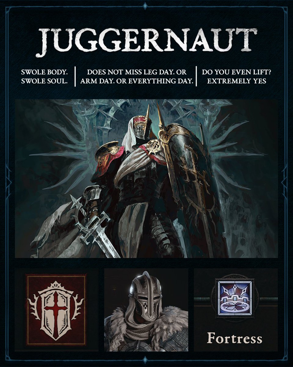 Diablo's tweet image. Ask your friends: which Paladin’s Oath best describes you? May that be the Oath you go into battle with.