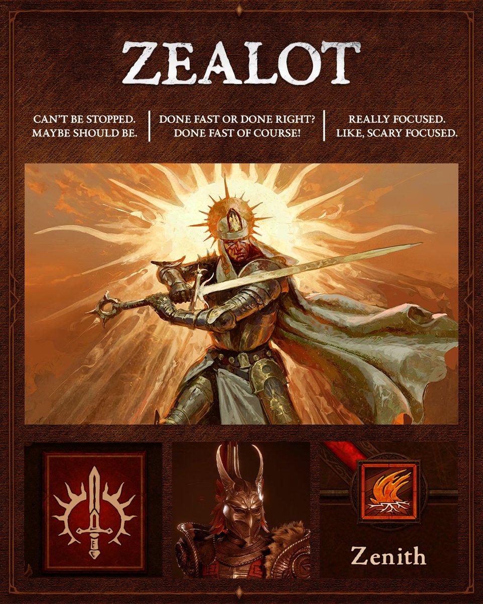 Diablo's tweet image. Ask your friends: which Paladin’s Oath best describes you? May that be the Oath you go into battle with.