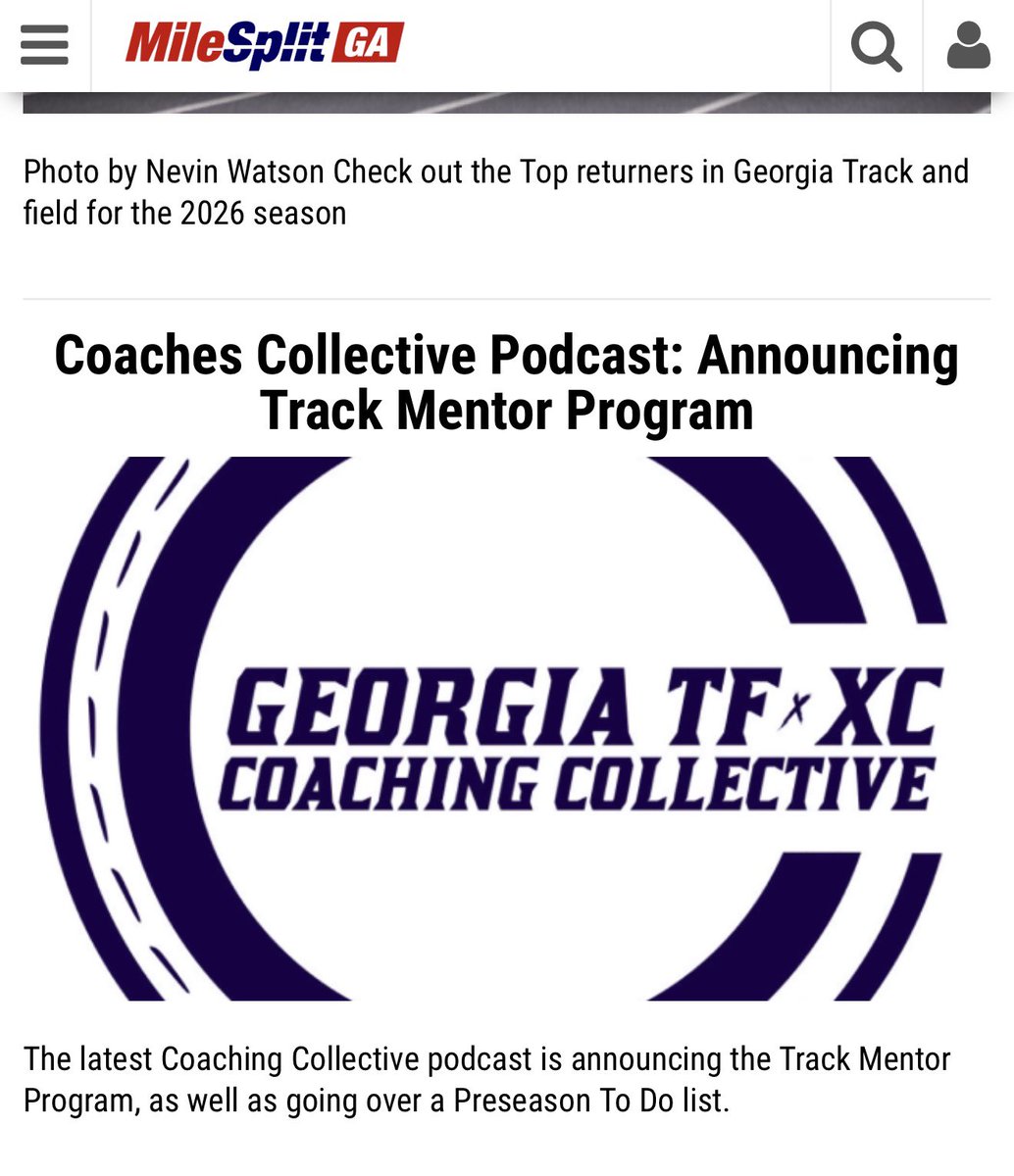 Georgia TF XC Coaching Collective tweet media