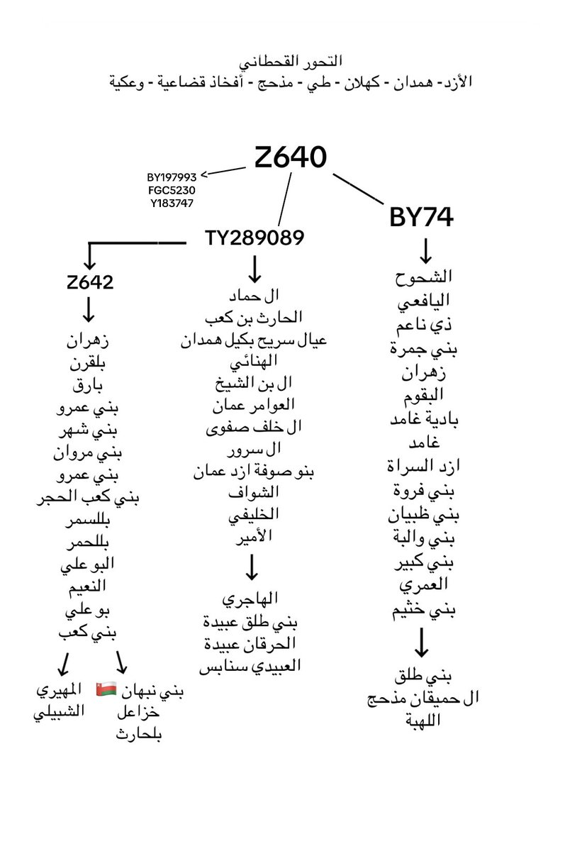 التحور الكهلاني القحطاني الكبير 

#Z640 #الازد #طي #مذحج #قضاعة #عك