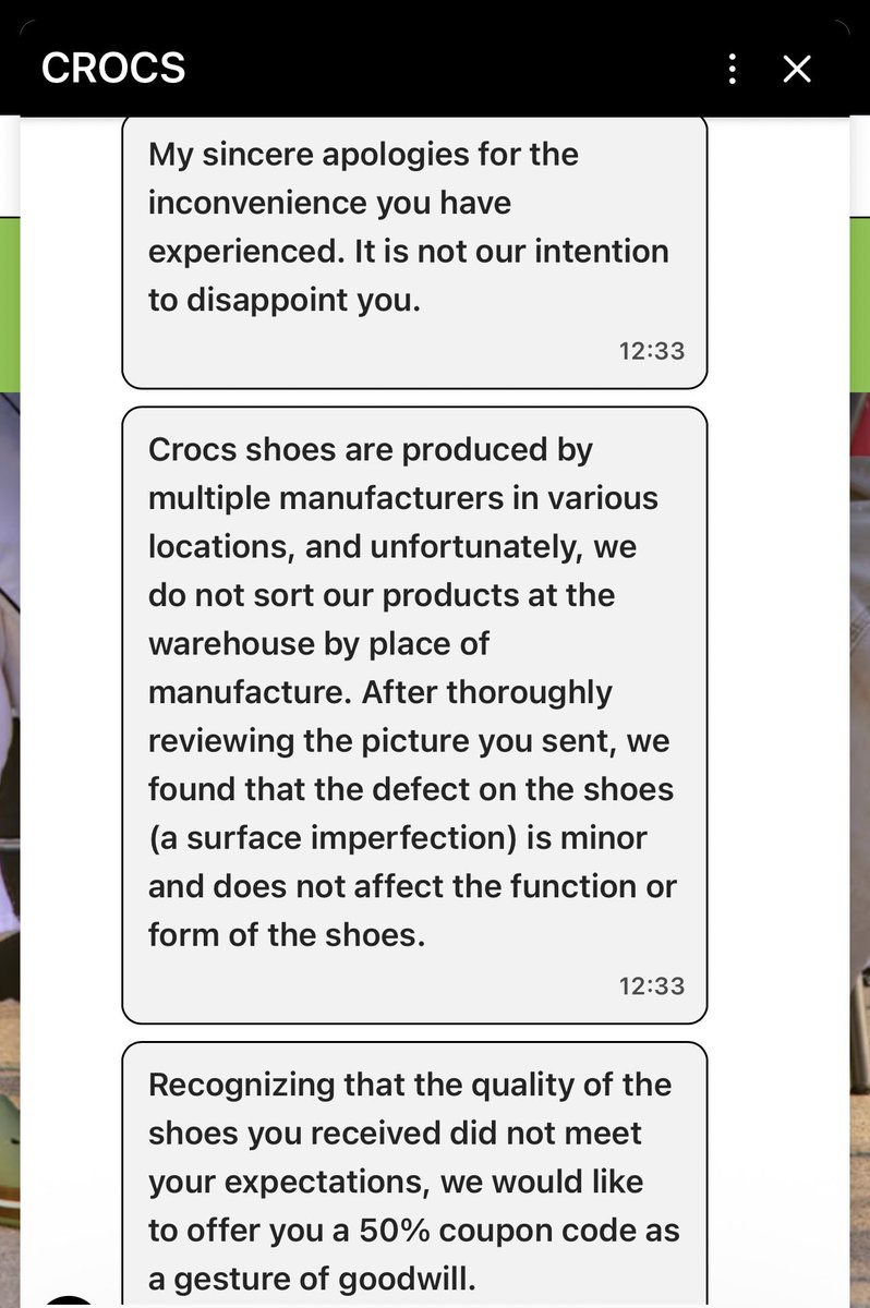 JoD929's tweet photo. Hey @Crocs this is disappointing. I’ve bought Crocs for years. Son had Classic Crocs x Ron English Clog Area 54 Black Alien in sz 8. He outgrew them &amp; I bought him the next size up in the classic clog last month. Sz 9 men fits too small. He wore until I noticed they fit snug https://t.co/TTbOEQpDa8