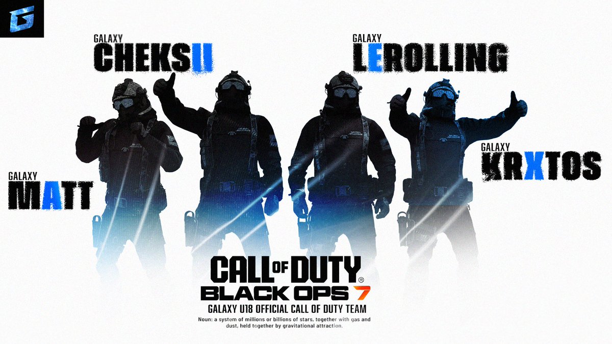 Our Official Call of Duty U18 Team 🔥
            Welcome to the Family 🔐
🎮 <a href="/Cheksiii/">Vince</a> 
🎮 <a href="/LeRollingg/">Rolling</a> 
🎮 <a href="/krxtosny/">krxtos</a> 
🎮 <a href="/Mattamillion1/">Matt</a> 

Coach 🐐: <a href="/spccdy/">Speedy</a>