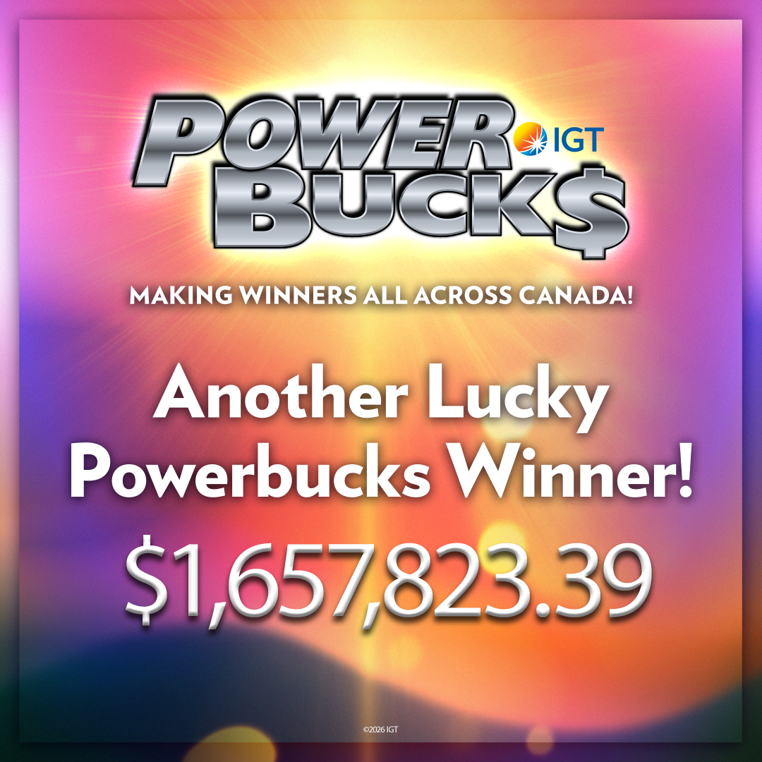 We have our first Powerbucks™ winner of 2026! 🎉Congratulations to the lucky player in British Columbia who won over 1.6M CAD playing Whitney Houston I Wanna Dance at Lake City Casino - Vernon. IGT's Powerbucks™ is the first jackpot in the world to combine land and online play.