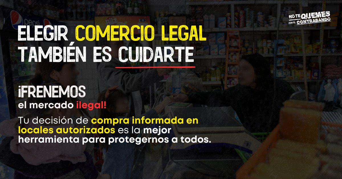 No_TeQuemes's tweet photo. ☀️ Con el verano aumentan las compras rápidas por las vacaciones y también los riesgos del comercio ilegal. Por eso, en 2026, informarnos y elegir el comercio establecido sigue siendo la clave para proteger nuestra salud  y seguridad. 

🔎 Revisa este carrusel y recuerda: elegir comercio legal también es una forma de cuidarte en vacaciones.

#NoTeQuemes #ContrabandoChile #EconomíasIlícitas #ChileSeguro #Chile