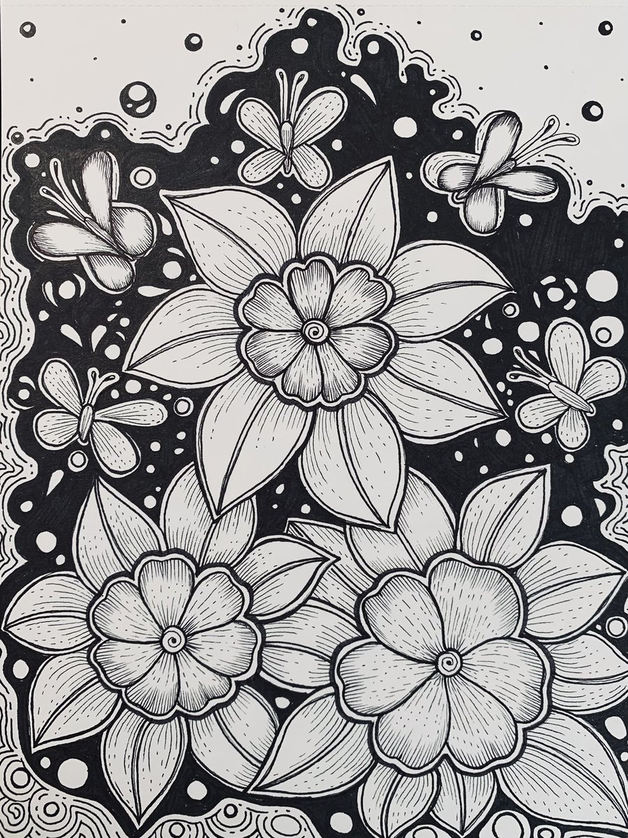 Shanamsart's tweet photo. Butterfly Series 02: Artwork 09
#InkArt #ArtCollectors #ArtistsOnX #Doodles #Freehanddrawing
#InspireMSArtists #Shanamsart https://t.co/CdGc10htBP