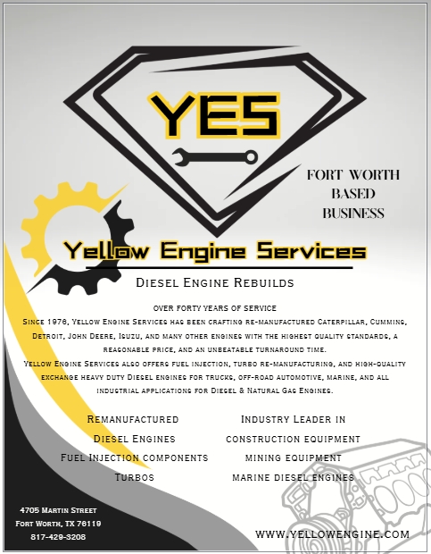 YellowEngine1's tweet photo. Your Trusted Fort Worth Diesel Engine ReBuild Shop!
Find us on: 
INSTA or FB @YellowEngineServices
#remanufactured #heavyequipment #dirtconstruction #Farmandranch #CATengine https://t.co/ZEvdywNZgr