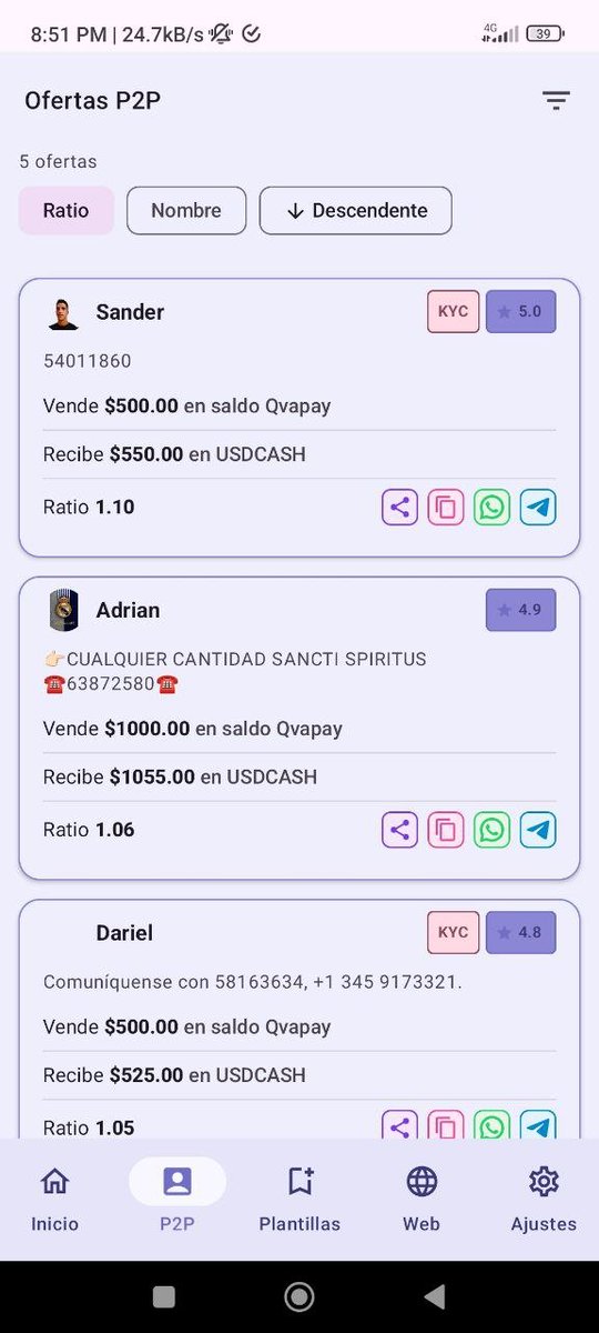 andyromerodev's tweet photo. @QvaPay Claro que ya la he probado. Ya estoy actualizando los endpoint de la API publica para los de la nueva versión BETA de QVAPAY para publicar la actualización. Buen trabajo con esta nueva versión BETA de la WEB. https://t.co/Cytlzj3dGF