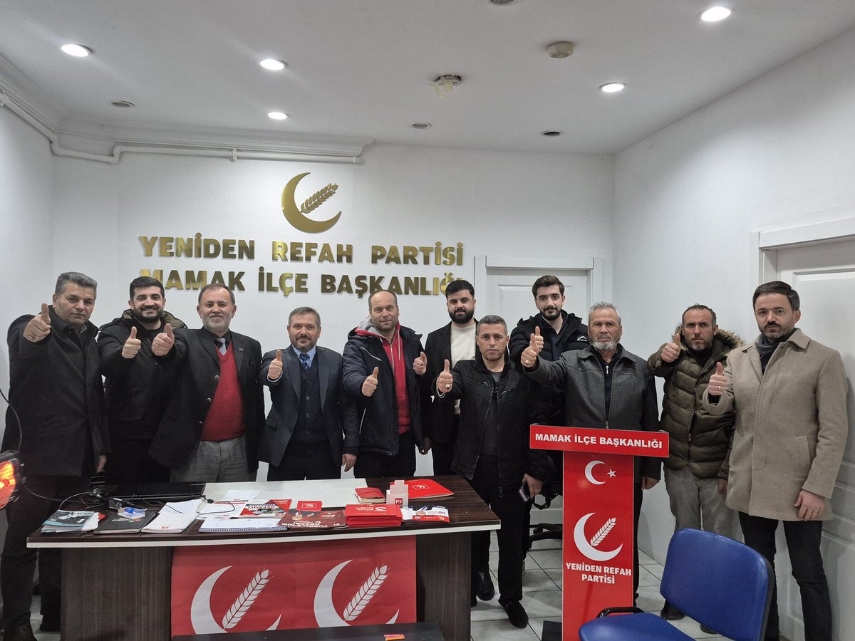 Haftalık Olağan Toplantımızı Genel Merkez Teşkilat Başkan Yardımcımız Şerafettin Ünal'ın Katılımlarıyla İlçe Başkanımız Ertürk Acun Başkanlığında Gerçekleştirdik

<a href="/erbakanfatih/">Dr. Fatih Erbakan</a>
<a href="/ferhatuysal1979/">Ferhat_Uysal</a>
<a href="/MYanilmaz/">Mustafa Yanılmaz</a>
<a href="/ERTURKACUN/">ERTÜRK ACUN</a>
<a href="/rprefahpartisi/">Yeniden Refah Partisi</a>
<a href="/rprefahankara/">Yeniden Refah Ankara</a>
<a href="/Huseyinekinci1/">HÜSEYİN EKİNCİ</a>
