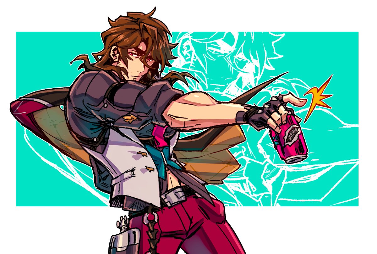 quick break to doodle my man gallagher 🥂