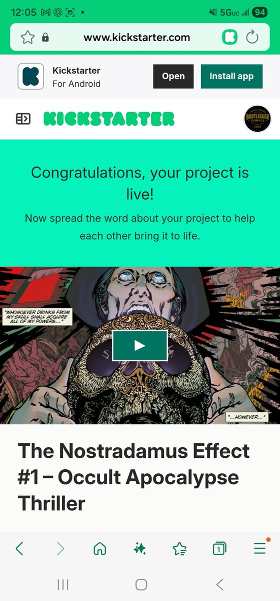 BootleggerComic's tweet image. WE ARE LIVE!!!!   LIVE ALIVE!!!   Link is in bio