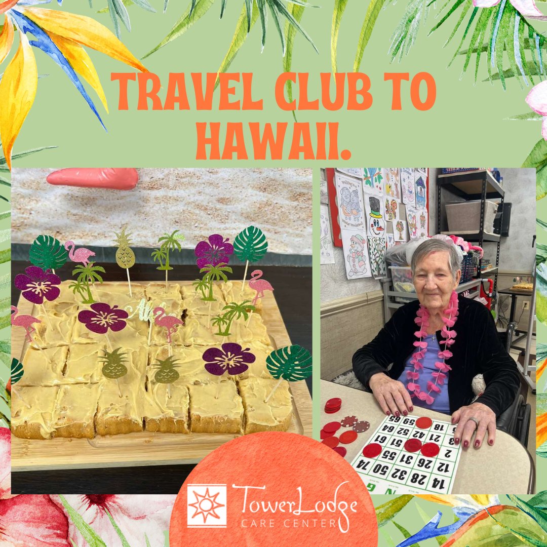 TowerLodgeCare's tweet image. Travel Club took us all the way to Hawaii 🌺✈️ while Baking Club brought the islands to life by making delicious Hawaiian butter mochi! A perfect blend of culture, creativity, and sweet island flavors.

#TravelClub #BakingClub #HawaiianDay #ButterMochi #IslandVibes