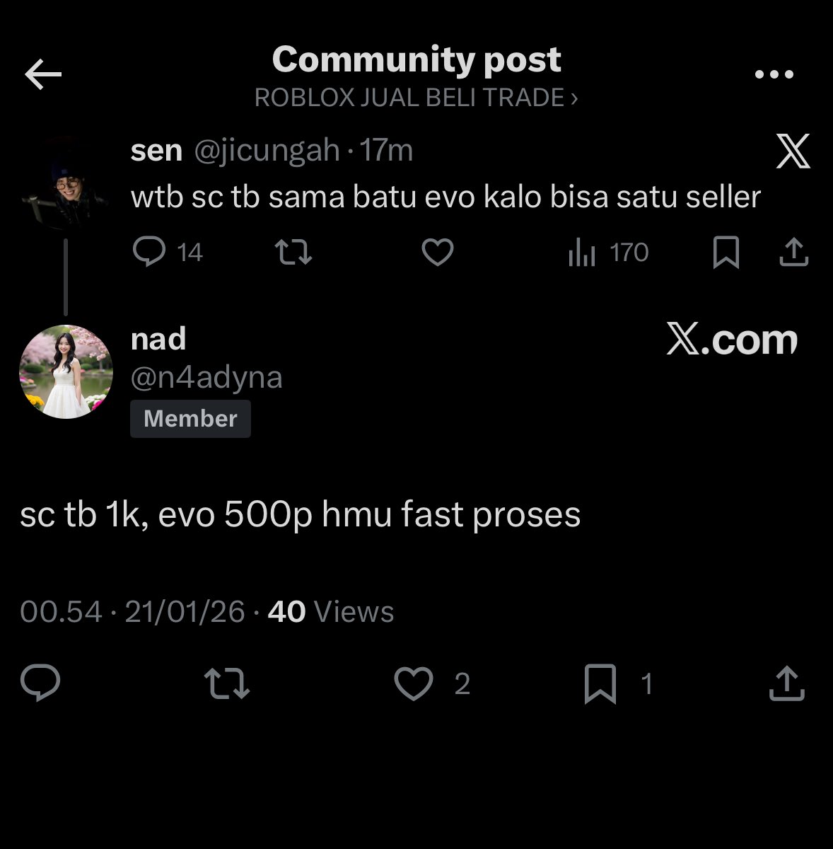 scammer fish it by adeline qris @n4adyna 
wa: +62 898‑0306‑716 // 08980306716

t. wts wtb #zonauang