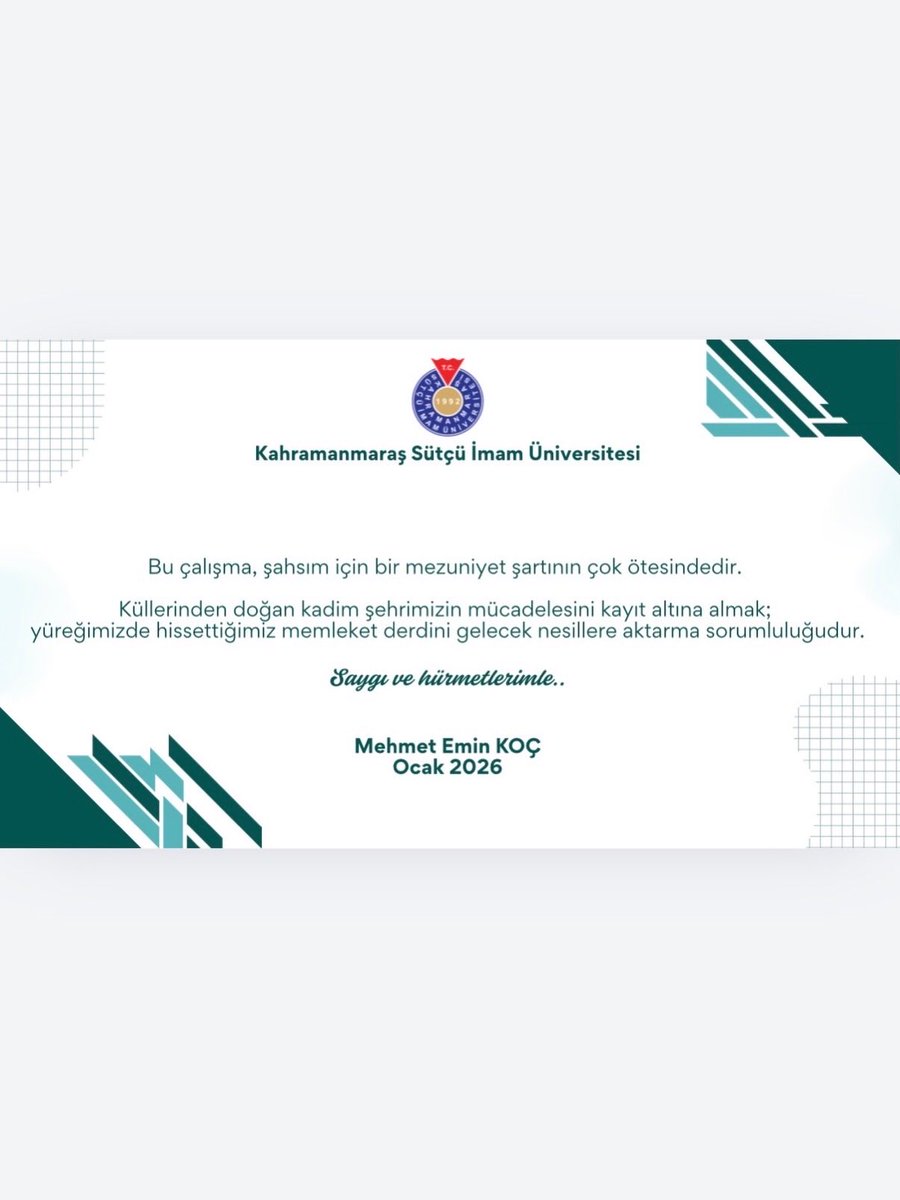 Mehmet Emin KOÇ tweet media