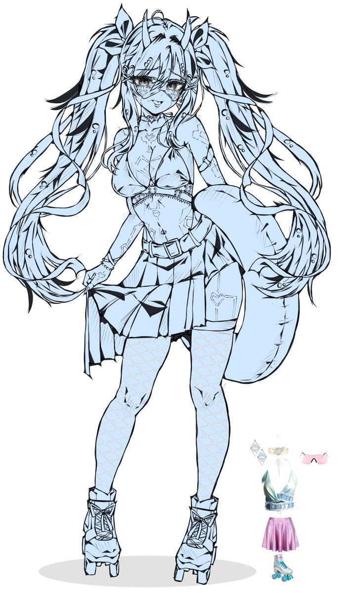 yosefuaa_x's tweet image. WIP adoptable 🥰 💙 ✨ 

Looking for #artmoots ✨

#VGenComms #VGenComm