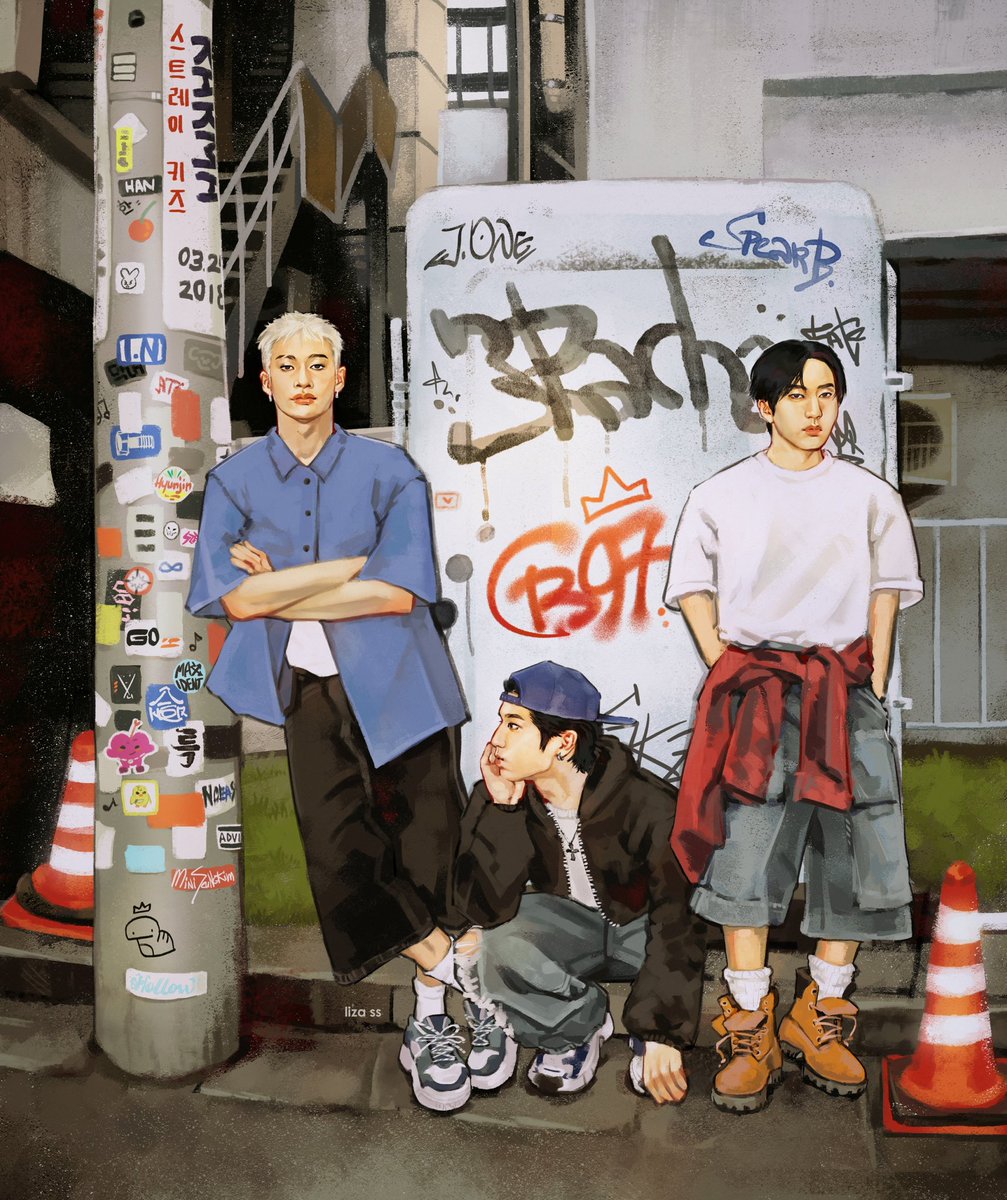 Allan_Qwee's tweet image. ♾️ #3racha #straykidsfanart