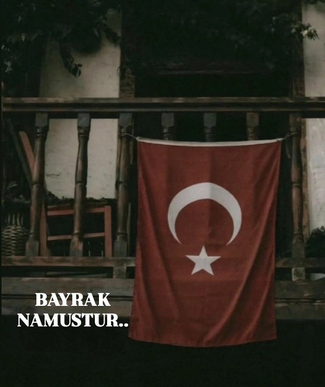 XHulagu8's tweet photo. TÜRK BAYRAĞI NAMUSUMUZDUR! 🇹🇷

#BayrakNamustur https://t.co/PW26KFx4Wu