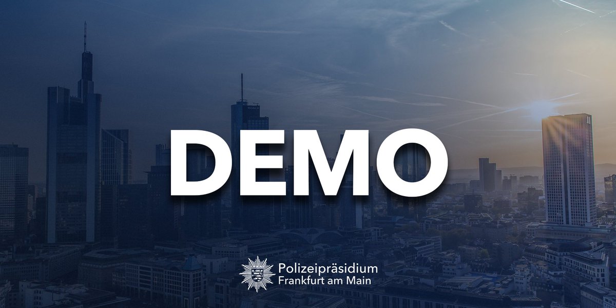 Polizei_Ffm's tweet photo. 🚨 Wir sind aktuell im Rahmen einer Demonstration für euch im Einsatz.
🚧 In der #Innenstadt kommt es deshalb zu Verkehrsbeeinträchtigungen.
❌ Derzeit haben wir den #Theatertunnel gesperrt.
💬 Wir informieren euch hier über den weiteren Einsatzverlauf.
#ffm2001 https://t.co/sMsKTxeOBc