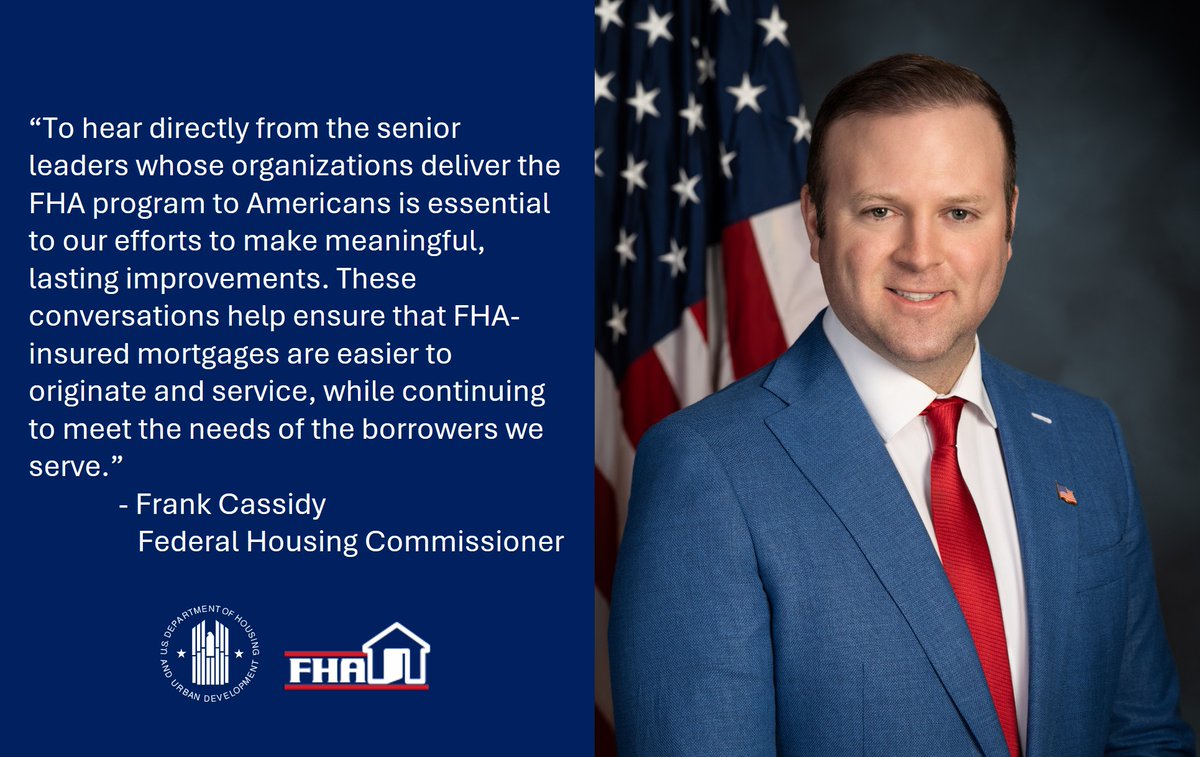 FHA and HUD Office of Housing tweet media