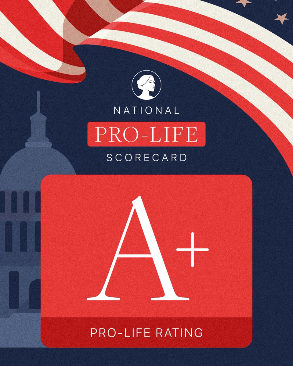 LeaderJohnThune's tweet image. Honored to have once again earned an A+ from @sbaprolife. With the Working Families Tax Cuts, Congress enacted the first pro-life law in decades and defunded big abortion providers, including Planned Parenthood. I will continue to do everything I can to support moms and protect…