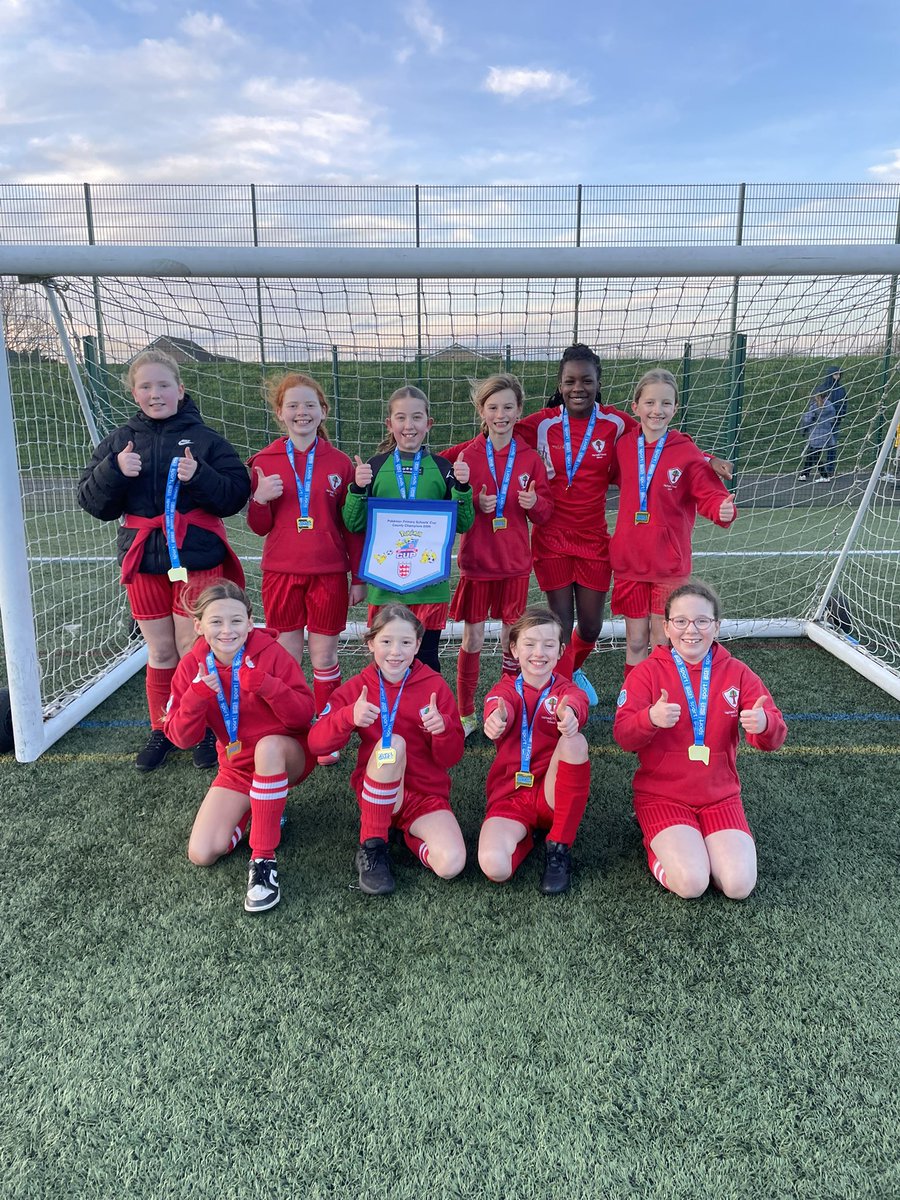Our Year 5/6 girls football team won the County Finals! Next onto the Regional finals- what an achievement!
