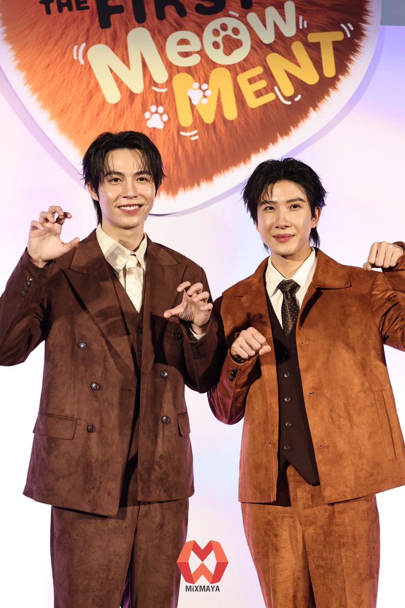 webmixmaya's tweet photo. “เฟิร์ส - ข้าวตัง” ช่วงสัมภาษณ์กับสื่อมวลชนก่อนเริ่มงาน “เปย์รักด้วยแมวเลี้ยง THE FIRST MeOwMENT” 🐈🐈‍⬛

#CatForCashEP1
#FirstKhaotung #เฟิร์สข้าวตัง 
#Firstkanaphan #khaotungg https://t.co/sfeQrf59KG